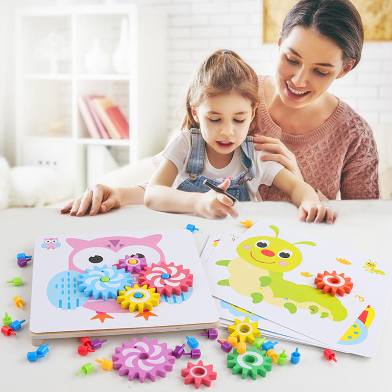 Rotating Gear Jiasaw puzzle