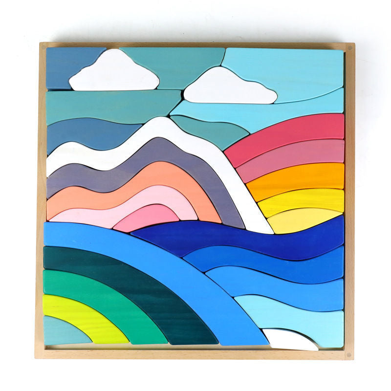 Wooden Creative Construction Blocks