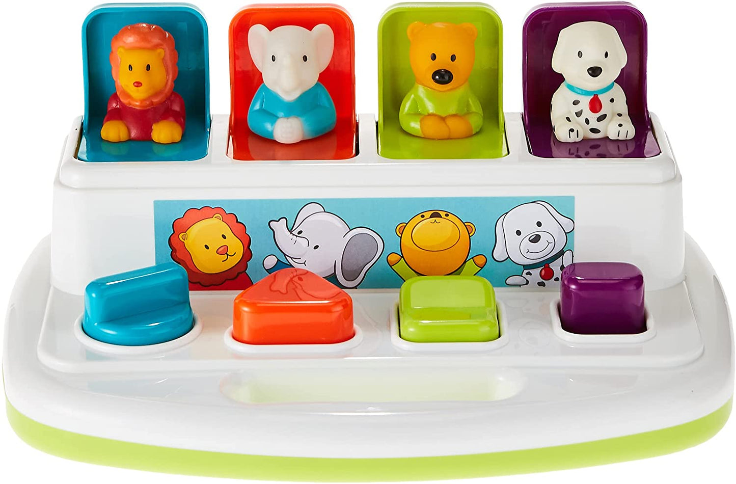 Battat Pop Up Pals Color Sorting Animal Push & Pop up Toys