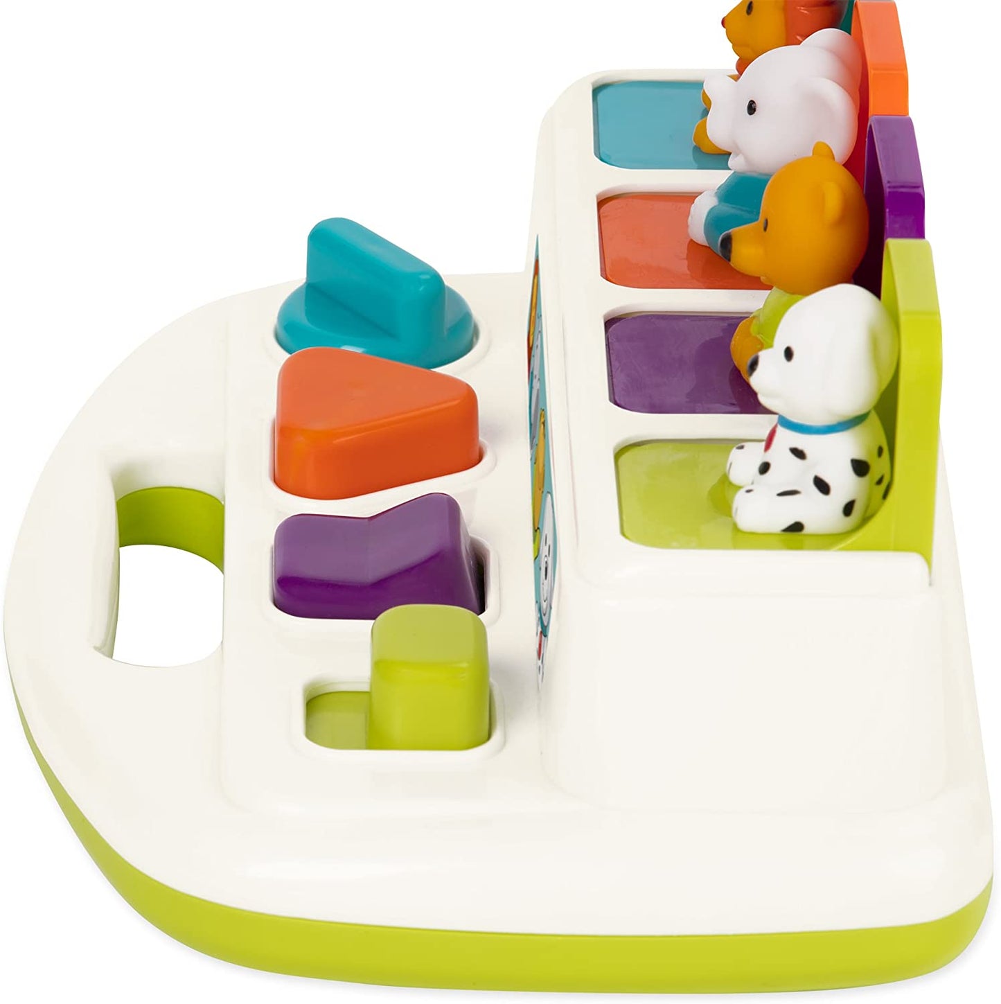 Battat Pop Up Pals Color Sorting Animal Push & Pop up Toys