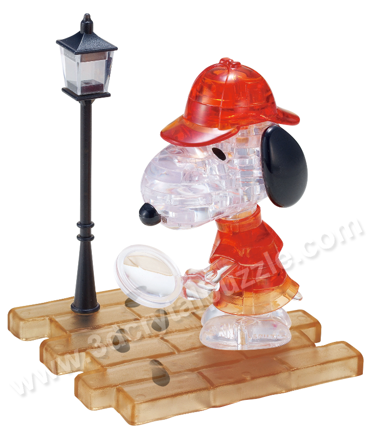 3D Crystal Puzzle - Snoopy Detective