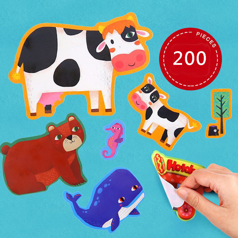 Joan Miro Reusable Sticker Funny Play Set
