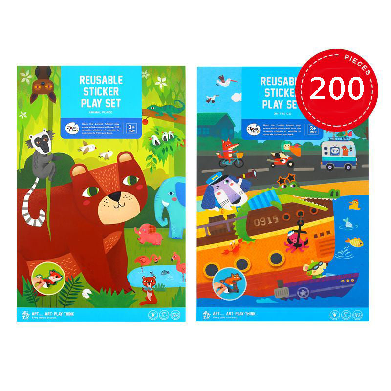 Joan Miro Reusable Sticker Funny Play Set