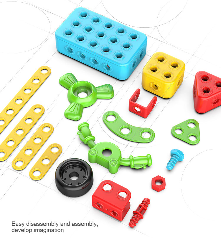 3D Nut Assembly Set with Electric Drill