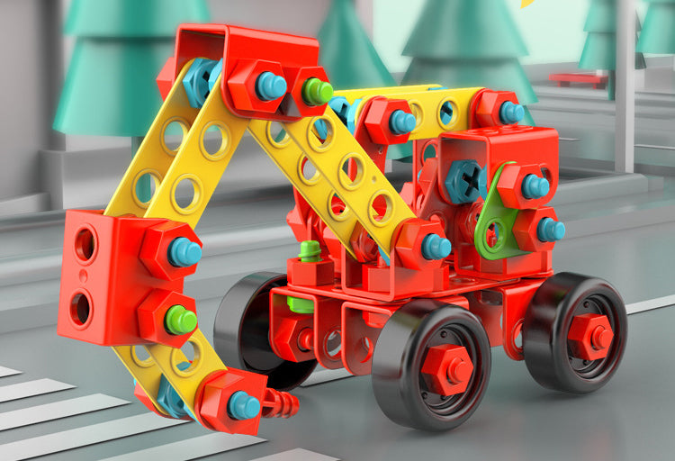 3D Nut Assembly Set with Electric Drill