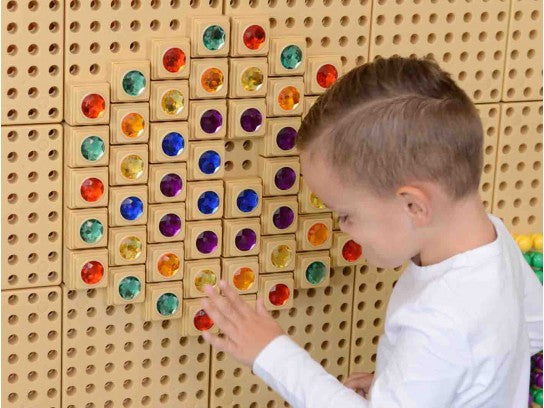 STEM WALL 72pcs Gem Stone Blocks