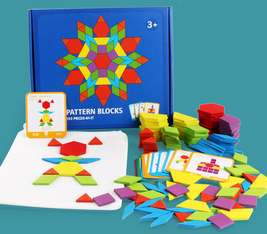 155pcs Pattern Blocks