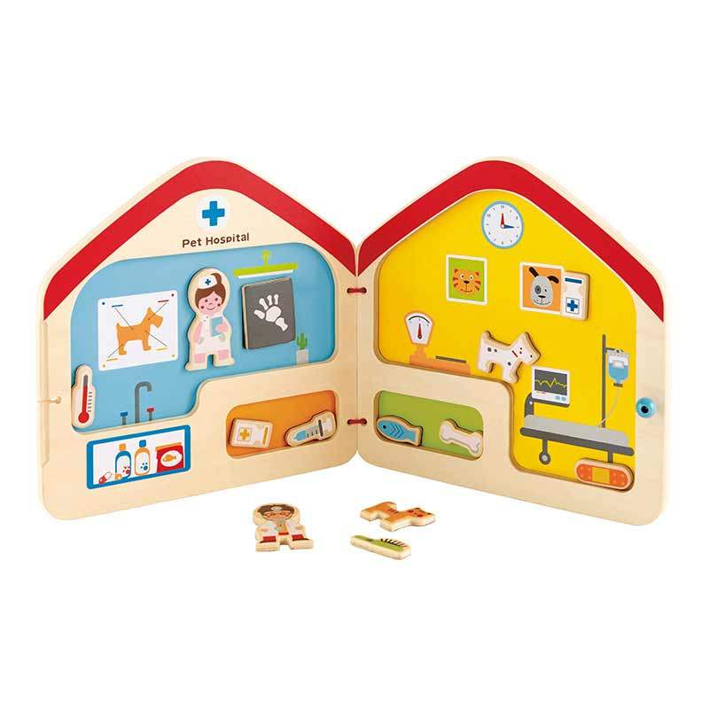 Hape - Big Top Circus Magnetic Book
