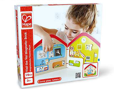 Hape - Big Top Circus Magnetic Book