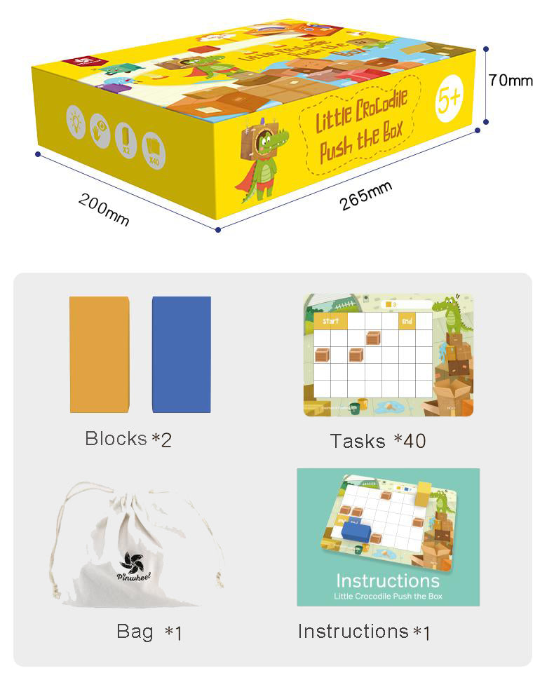 Little Crocodile Push the Box