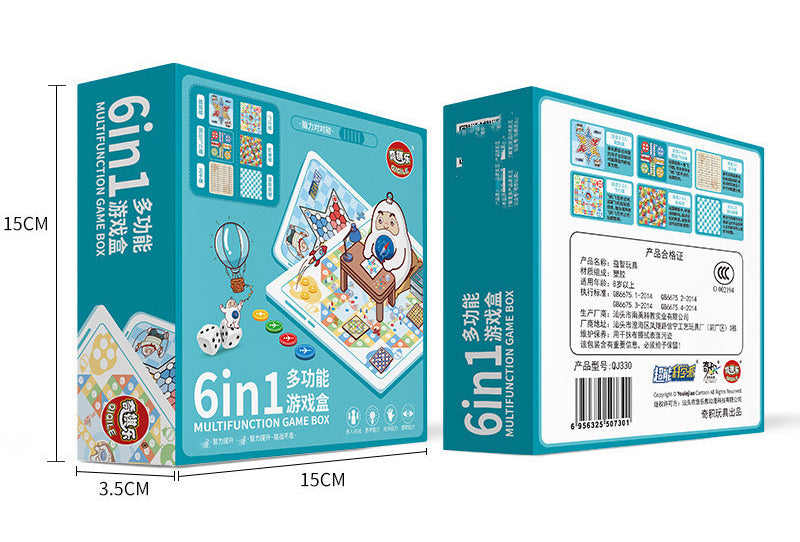 QIQILE 6 in 1 Multifunction Game Box