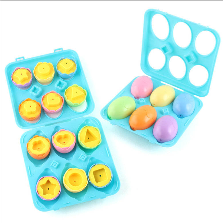 Eggs Shape Puzzle with Box