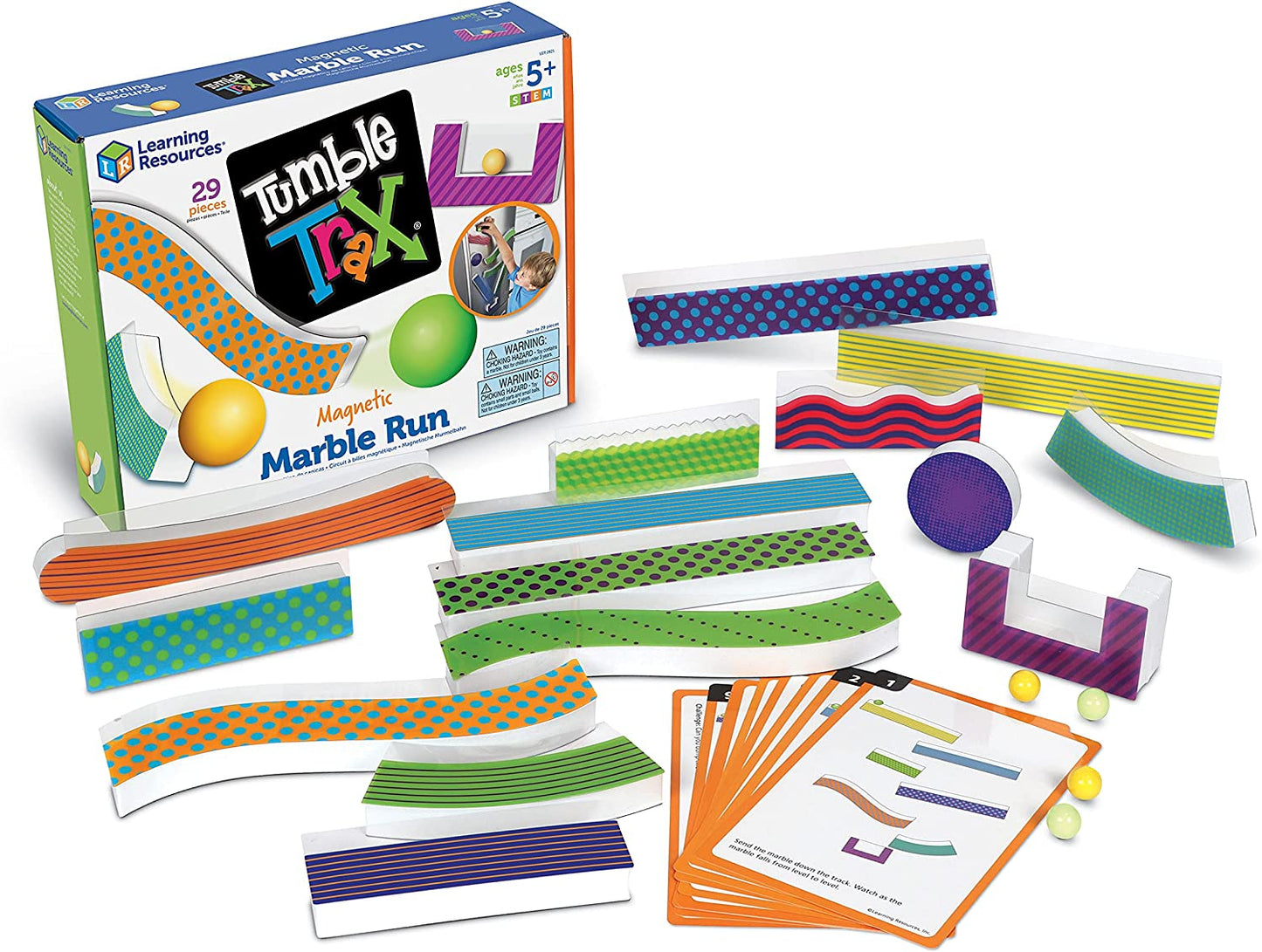 Tumble Trax® Magnetic Marble Run