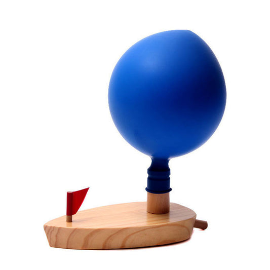 Balloon Powered Wooden Boat