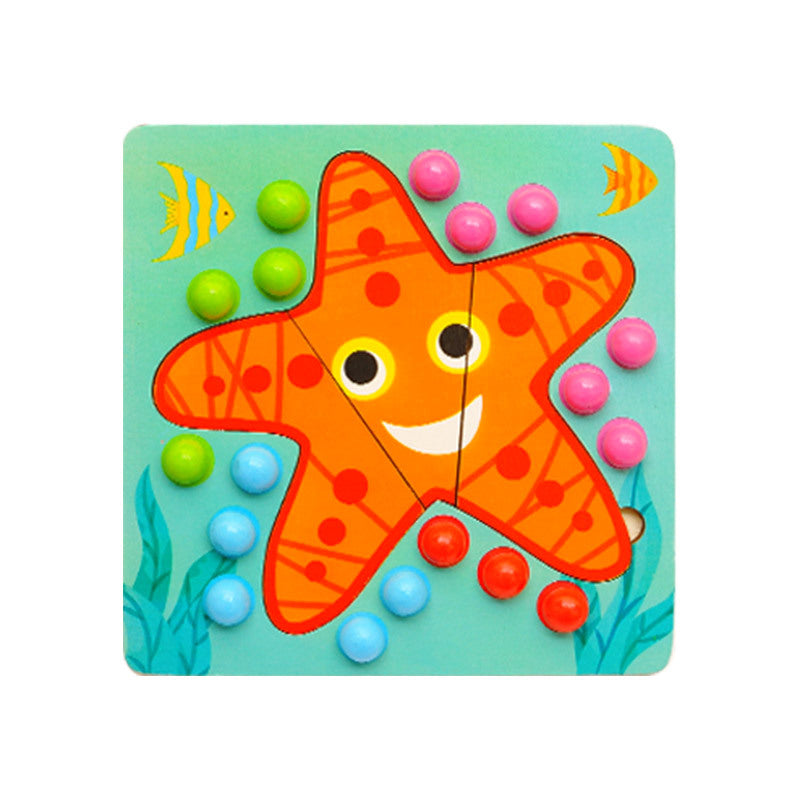 Tweezers beads Wooden Puzzle