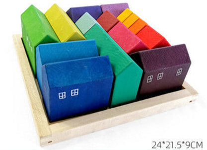 Wooden Creative Construction Blocks