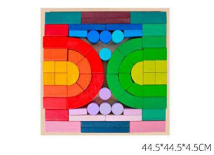 Wooden Creative Construction Blocks