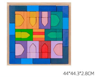 Wooden Creative Construction Blocks