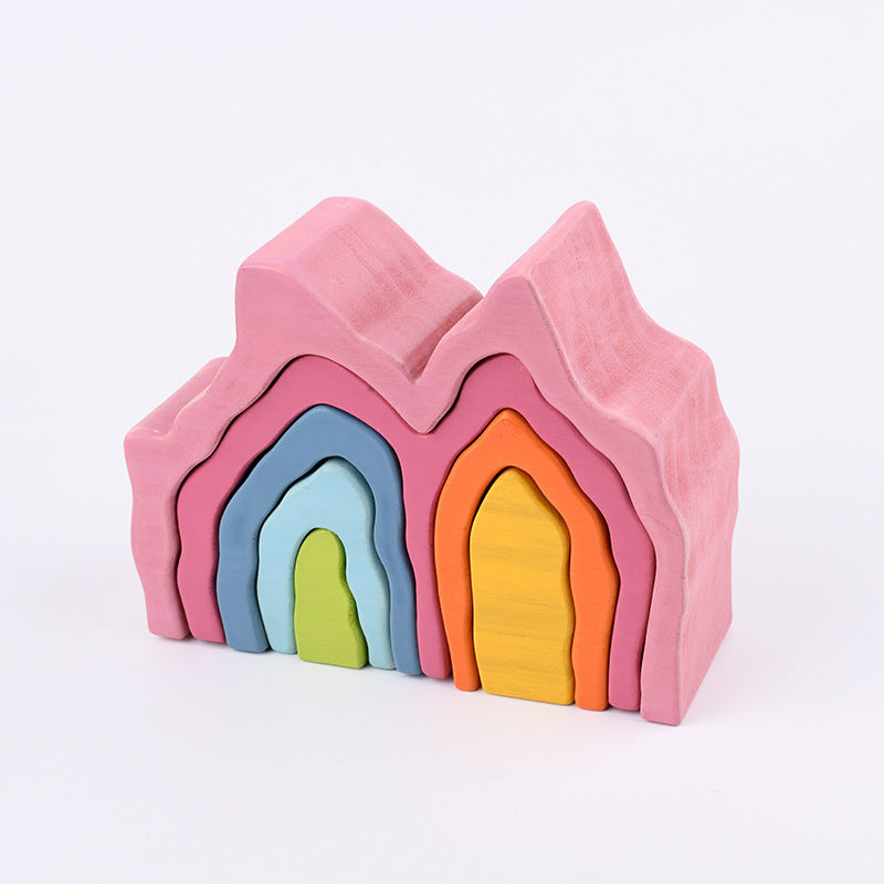 Wooden Creative Construction Blocks