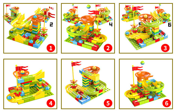 Marble Run Ball Track Building Blocks (95pcs)