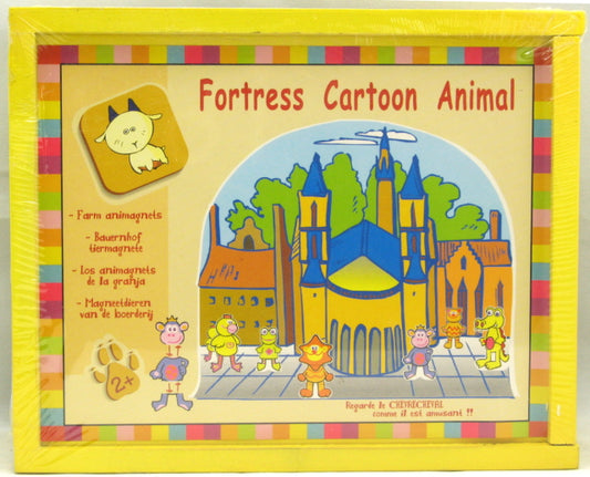 Wood magnetic Cartoon Puzzle - Wild Animal