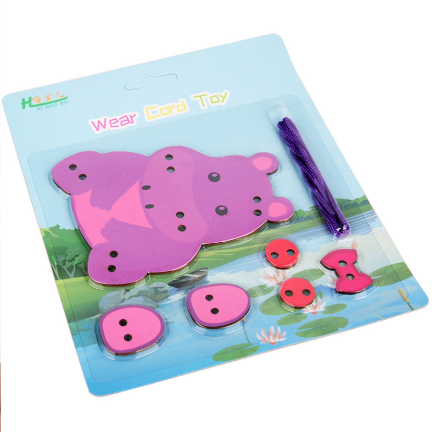 Wear Cord Toy (Threading Game)