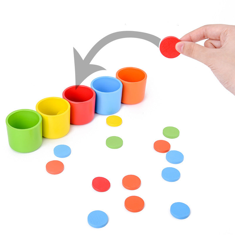 Wooden Colour Classification Cup