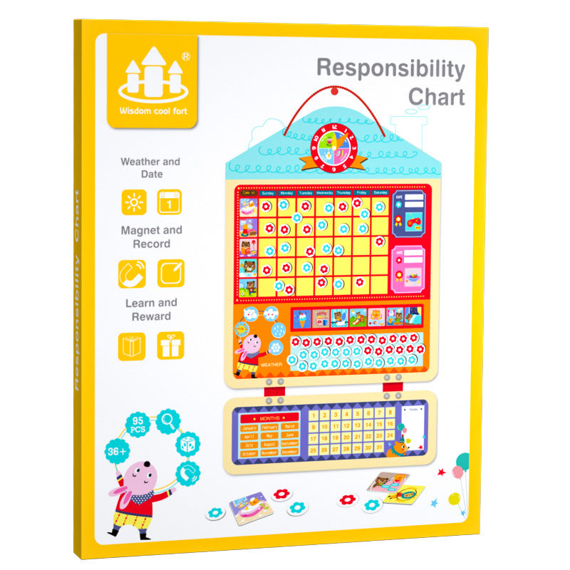 Magnetic Responsibility Chart w/ Calendar