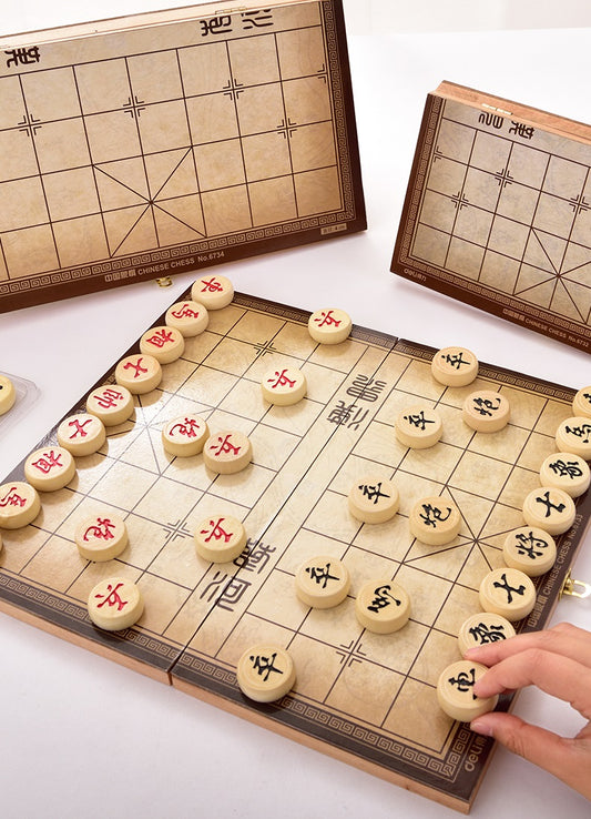 豪華木製中國象棋（26毫米）