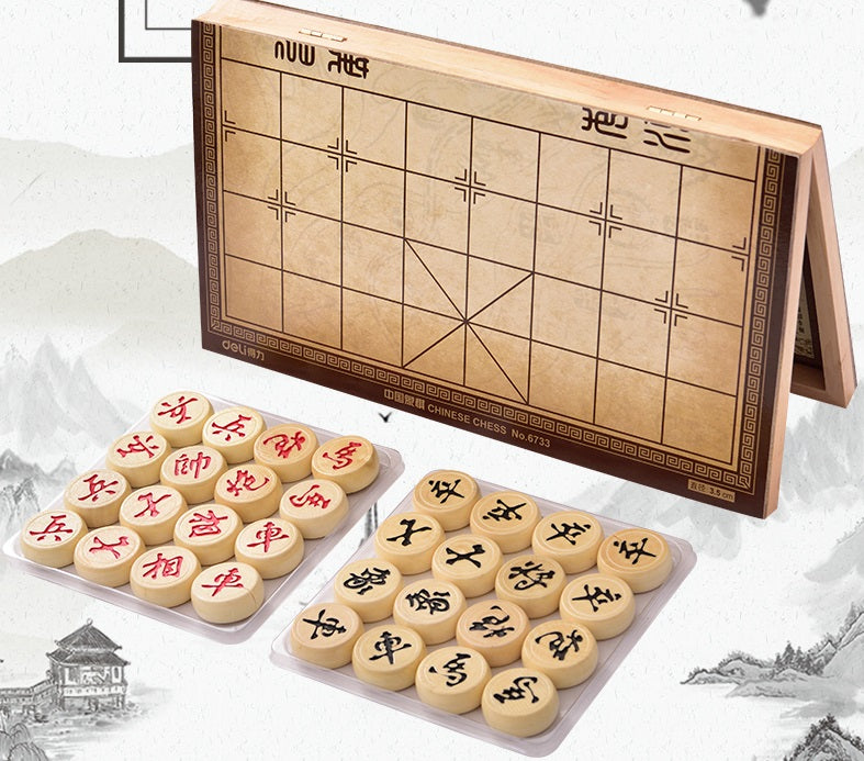 豪華木製中國象棋（26毫米）