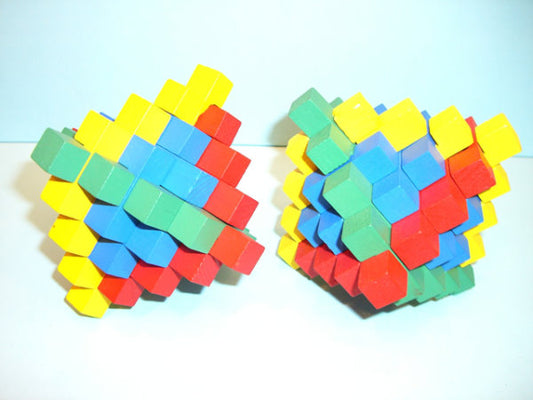 3D木製拼圖-彩色鳳梨