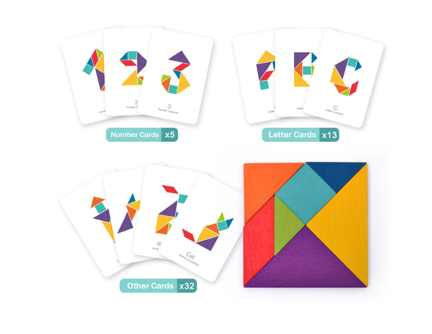 Mideer Colorful Tangram