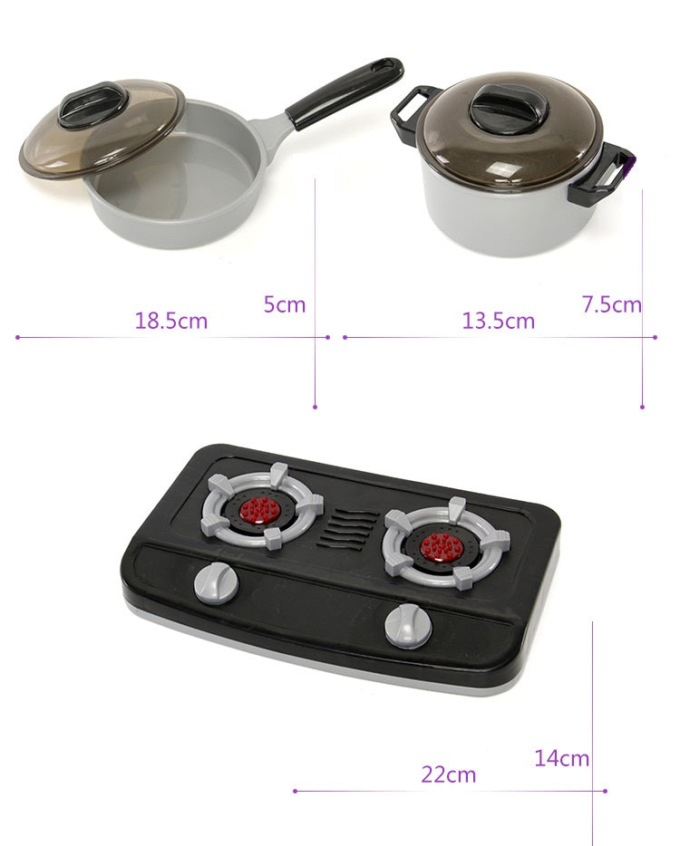 Little Kitchen - Cooking set w/ light and sound