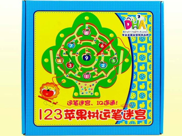 123 Apple Tree Magnetic Pen Maze