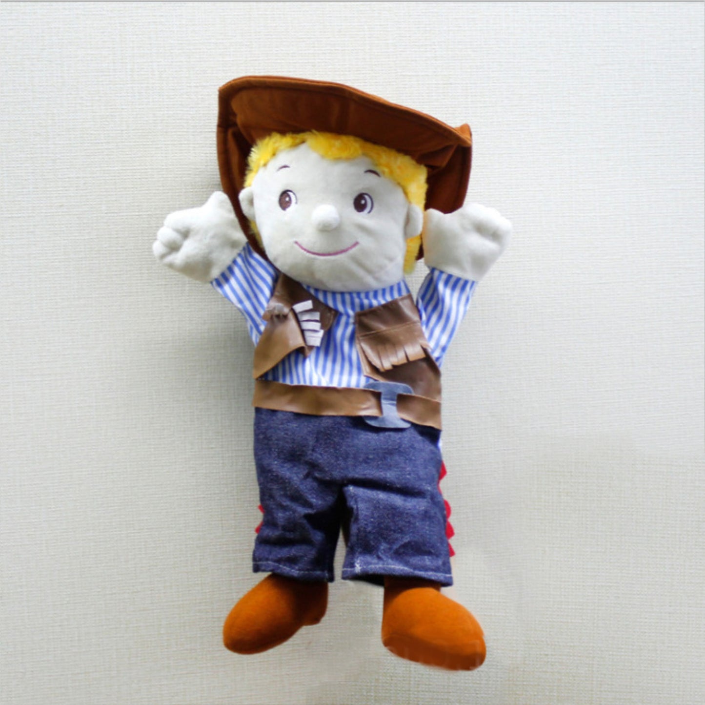 Human Hand Puppet - Western Cowboy