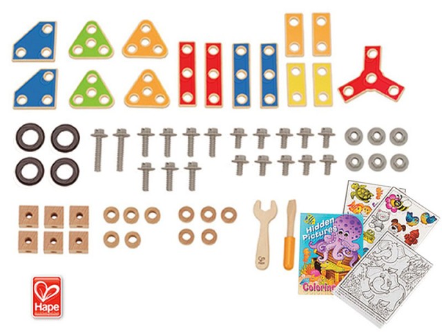 Hape - Master Builder Set 62pcs