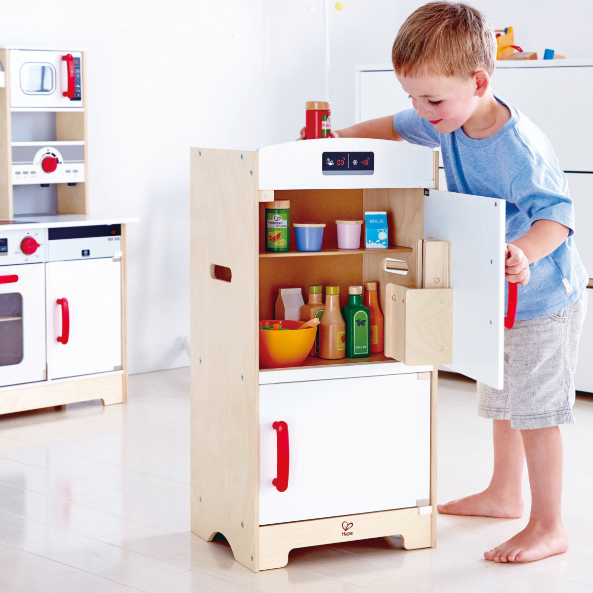 Hape - White Fridge-freezer