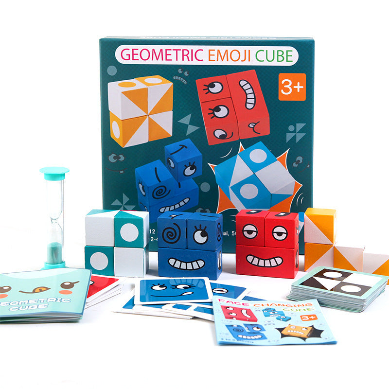 Geometric Emoji Cube