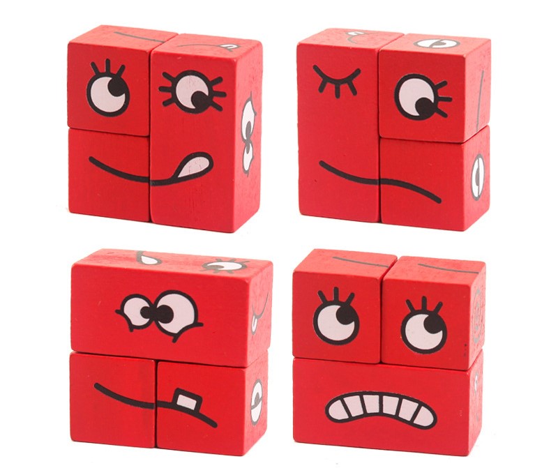 Geometric Emoji Cube