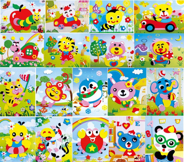DIY EVA Sticker Craft