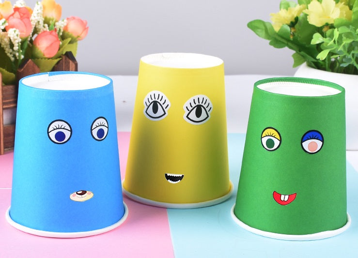 Eye mouth nose stickers (Tape)