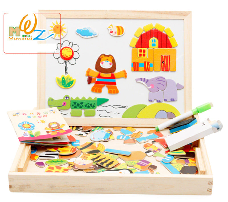 Magnetic Puzzle - Farm Spells Happily