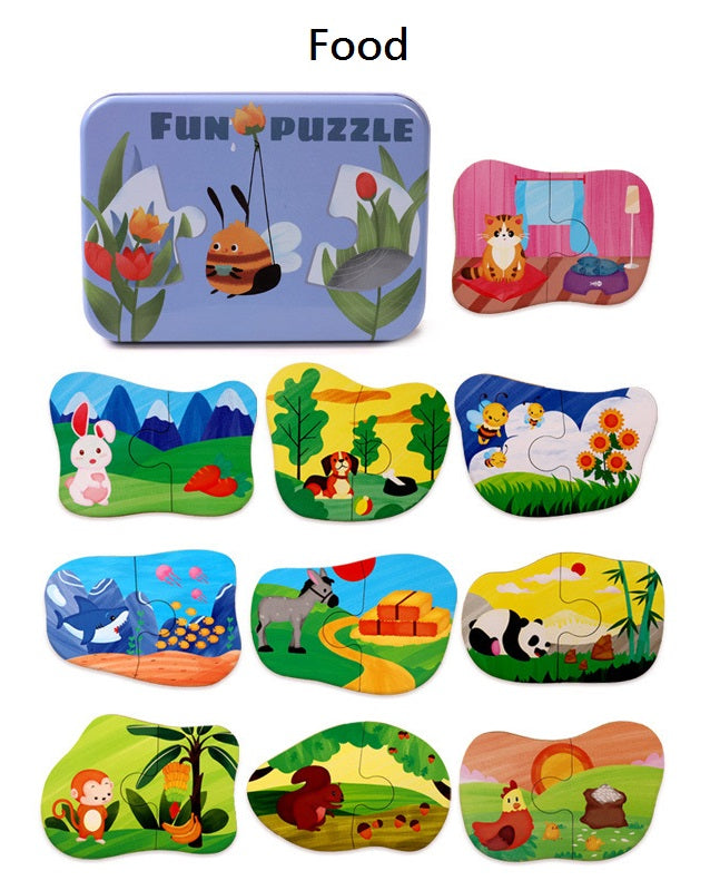2 Pieces Fun Puzzle
