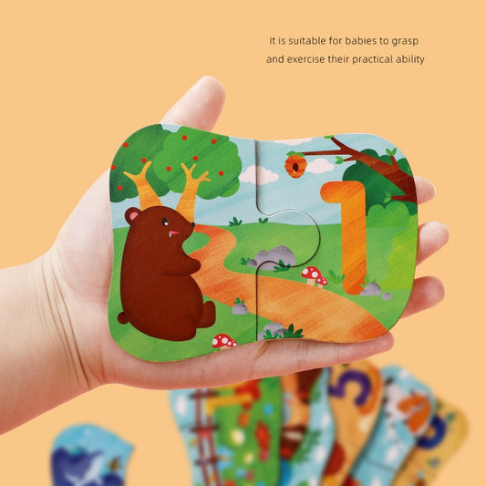 2 Pieces Fun Puzzle