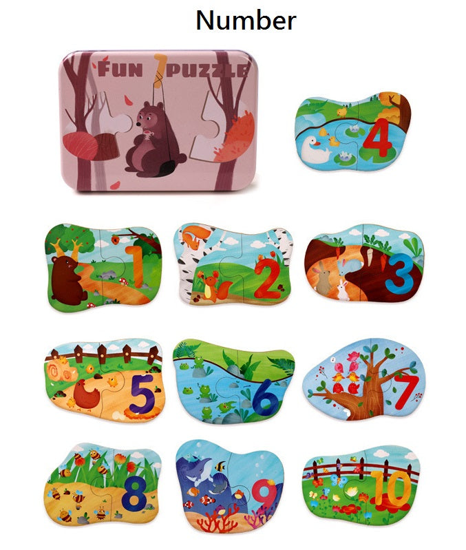 2 Pieces Fun Puzzle