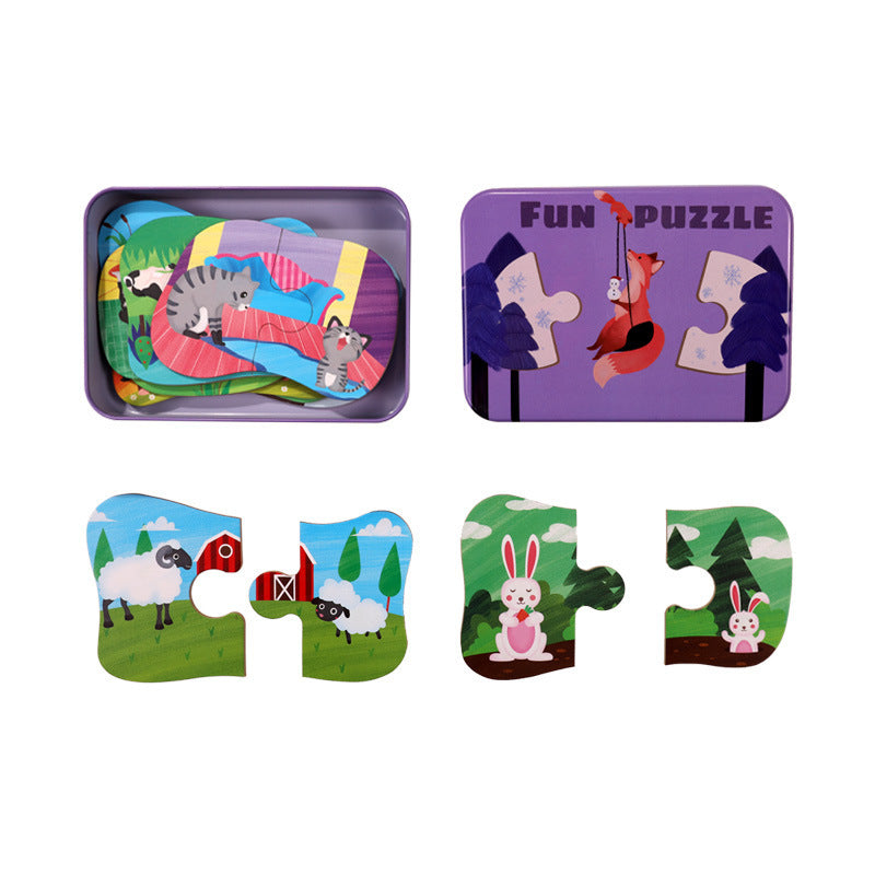 2 Pieces Fun Puzzle