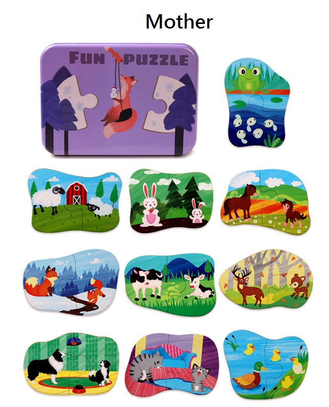 2 Pieces Fun Puzzle