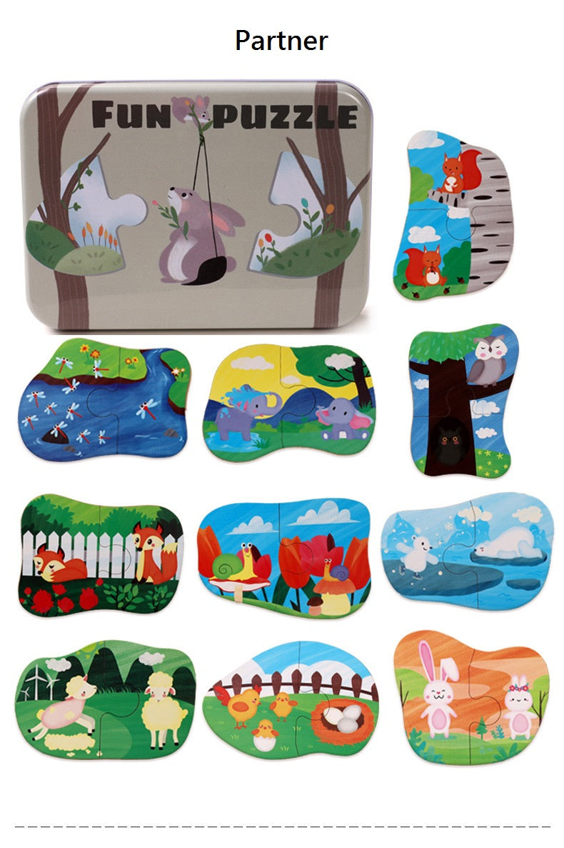 2 Pieces Fun Puzzle