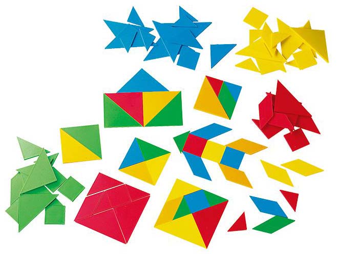 Plastic Tangram (15 tangams)