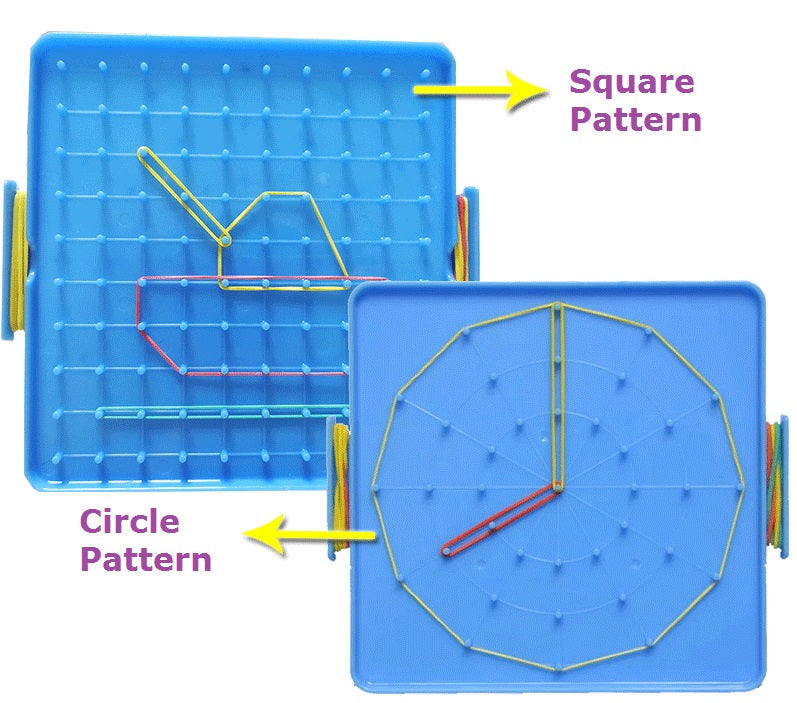 Double Sided Geoboard 6" x 6"